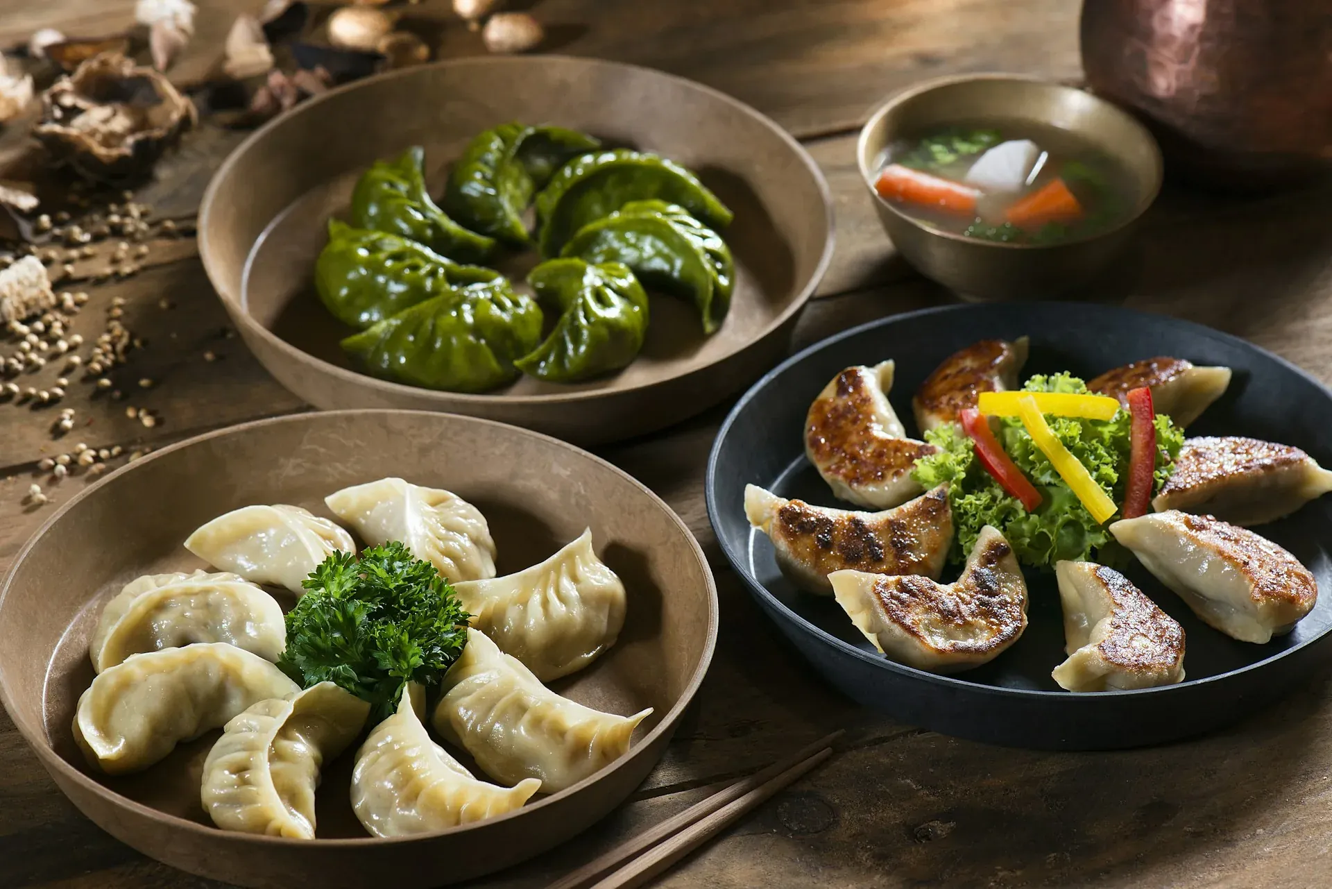 Newari momo and snacks